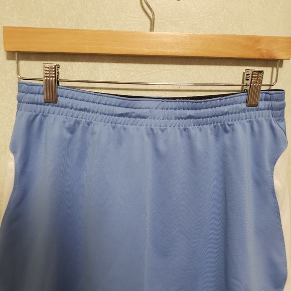 Nike Dri-Fit Blue White Mesh Athletic Pull On Tennis Skirt - Picture 4 of 12